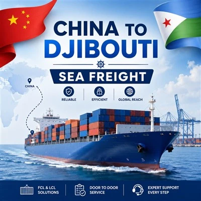 Transporte marítimo de China a Djibouti