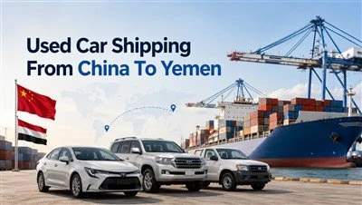 Envío de automóviles usados ​​desde China a Yemen