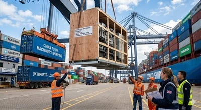 Envío de maquinaria de construcción usada desde China